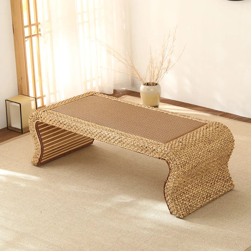 Rattan coffee table