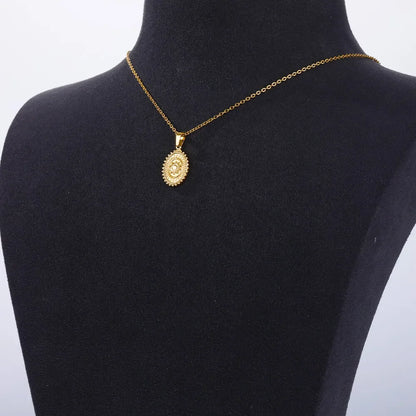 Exquisite Gold Color Sun Pendant