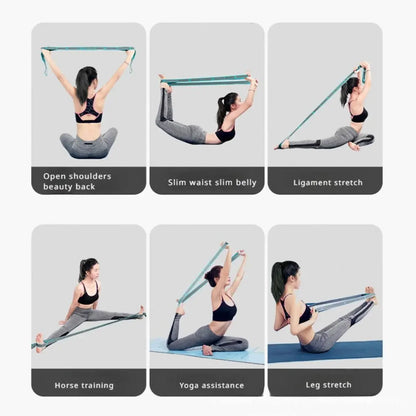 Yoga Stretch Assist Strap mit 9 Schlaufen