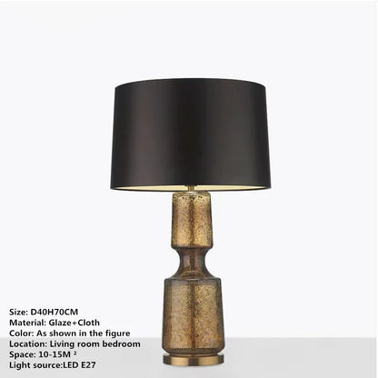 TINNY Nordic Modern Glaze Table Lamp Fashionable Art  Iiving Room Bedroom  Hotel LED Personality Originality Desk Light