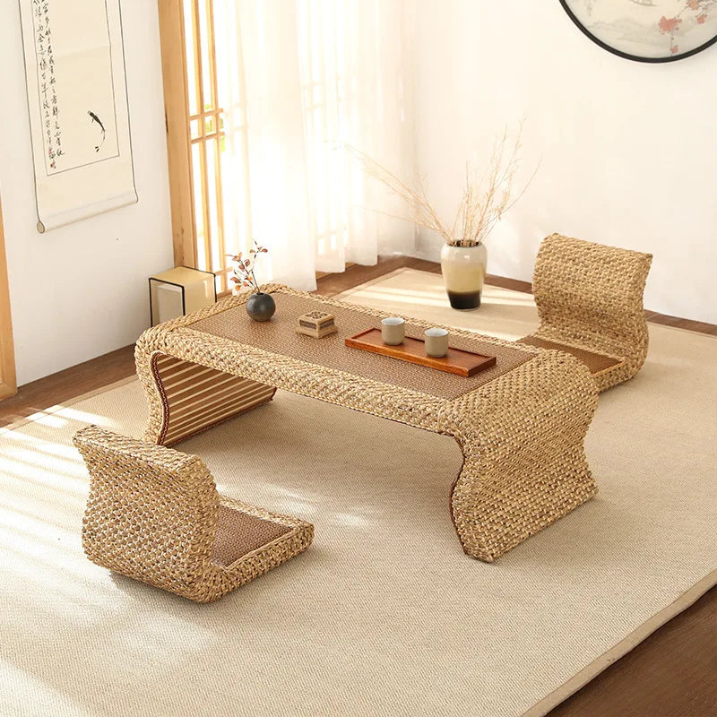 Rattan coffee table