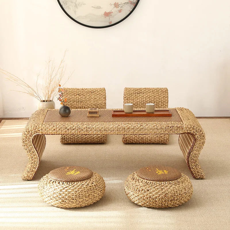 Rattan coffee table