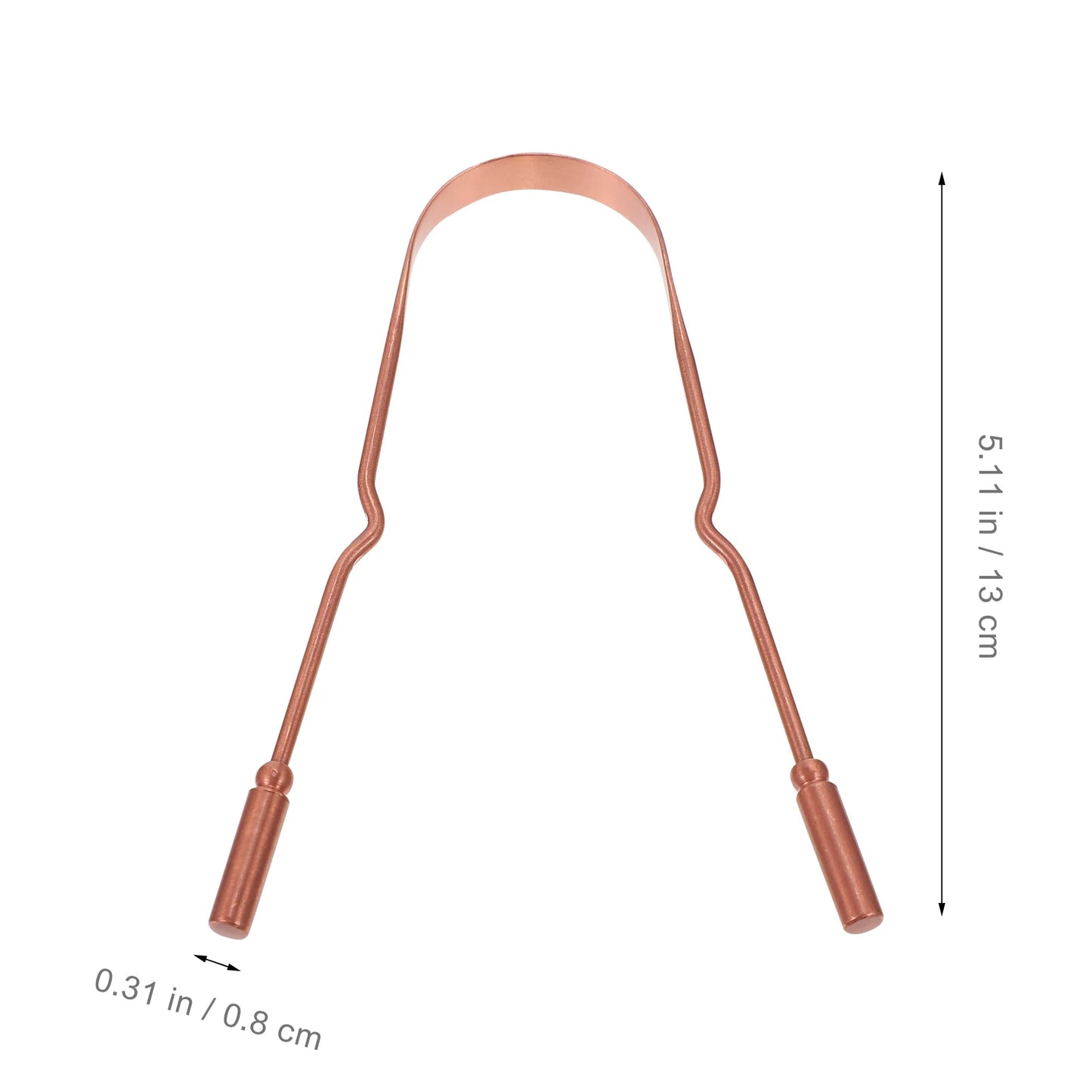 1Pc Copper Tongue Cleaner