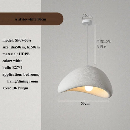 Modern Wabi-Sabi Led Pendant Lights Living Dining Room Decor Chandelier Lighting Bedroom Lamparas Kitchen Hanging Lamp Luminaria