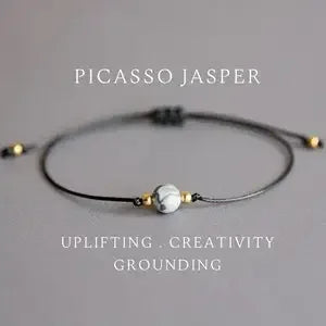 Picasso Jasper Simple Grounding Bracelet An Uplifting Gift