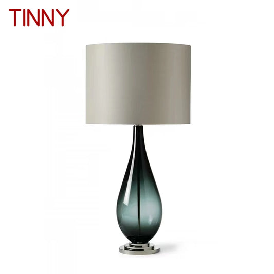 TINNY Nordic Modern Glaze Table Lamp Fashionable Art  Iiving Room Bedroom  Hotel LED Personality Originality Desk Light