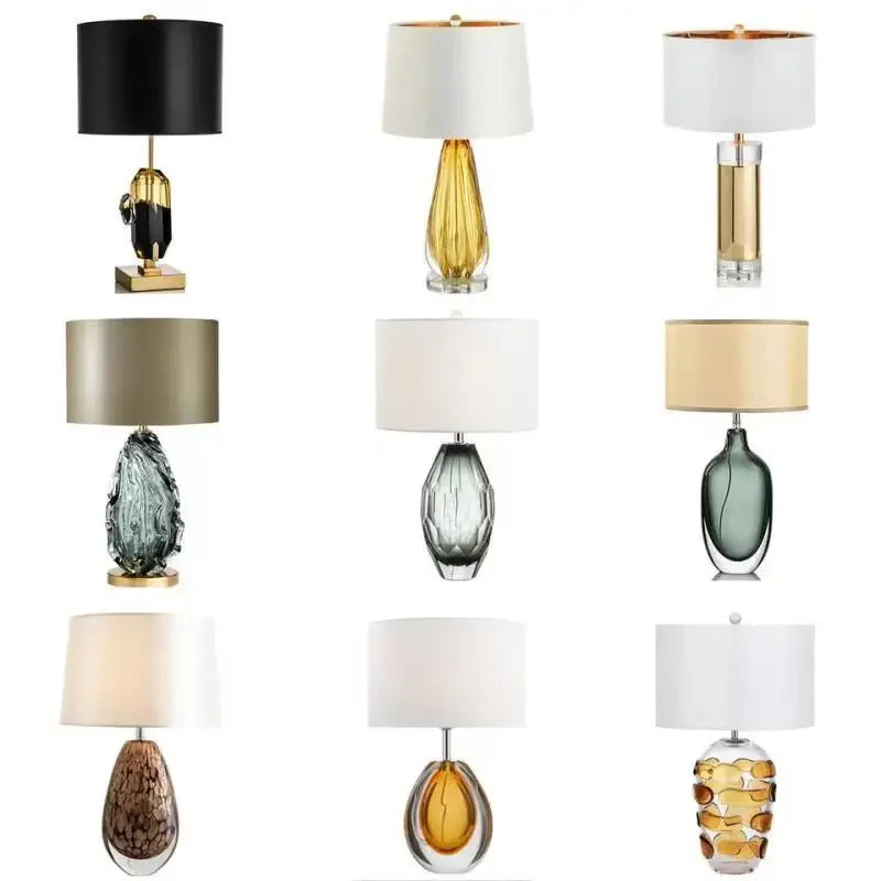 ABEL Nordic Glaze Table Lamp Modern Art Iiving Room Bedroom Study Hotel LED Personality Originality Desk Light