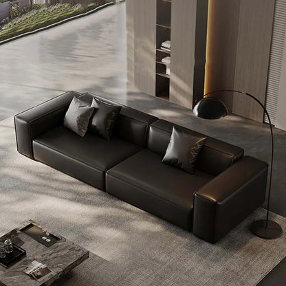 Genuine Leather Sofa European Minimalist Modern Modular Sofa Luxury Design Salas Y Sofas Muebles Modernos Home Furniture