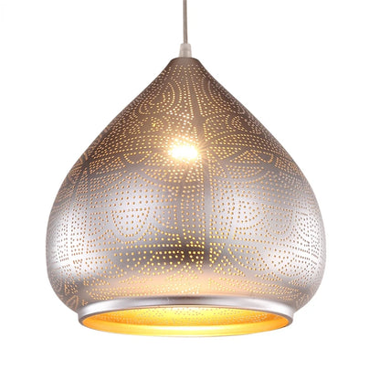 SANDYHA Modern Arabian Style Led Pendant Lamp Luxury Minimalist Iron Gold Black Restaurant Dining Living Room Bar Indoor Light